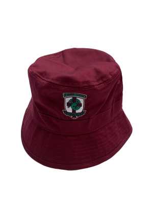 St Marks Catholic School Bucket Hat Burgundy