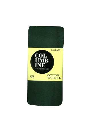 Cotton Tights Pine Green